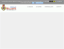 Tablet Screenshot of comune.bellante.te.it